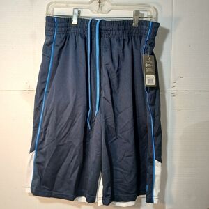 AL 1 VE Men's Navy Blue Athletic Shorts with White Accents Size Large NWT